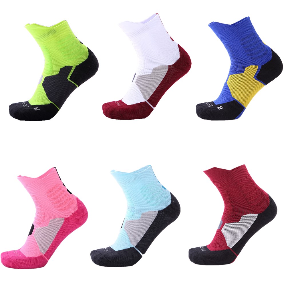 

Professional Basketball Socks Sports Running Fitness Breathable Football Socks Cycling Camping Quick dry Elastics GYM jogging Soccer Sock, For adult size
