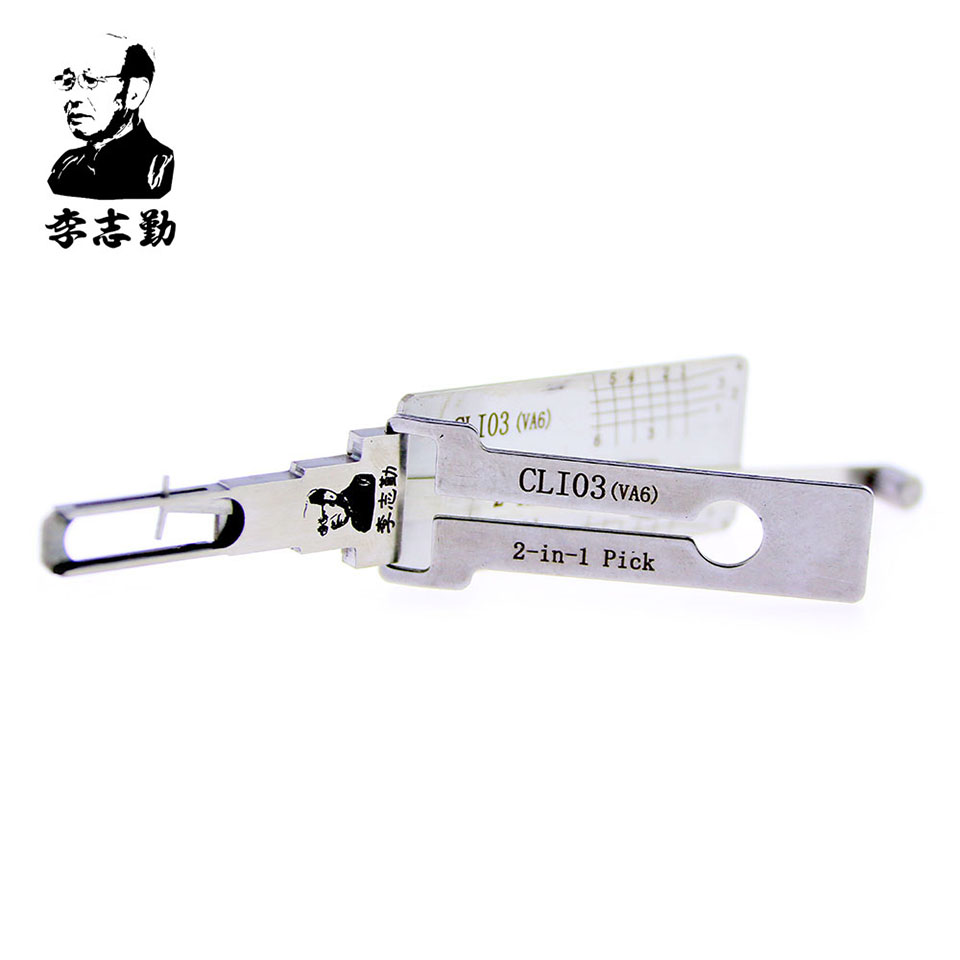 

Mr. Li's Original Lishi CLI03/VA6 2in1 Decoder and Pick - Best Automotive Locks Unlock Tools on the Market