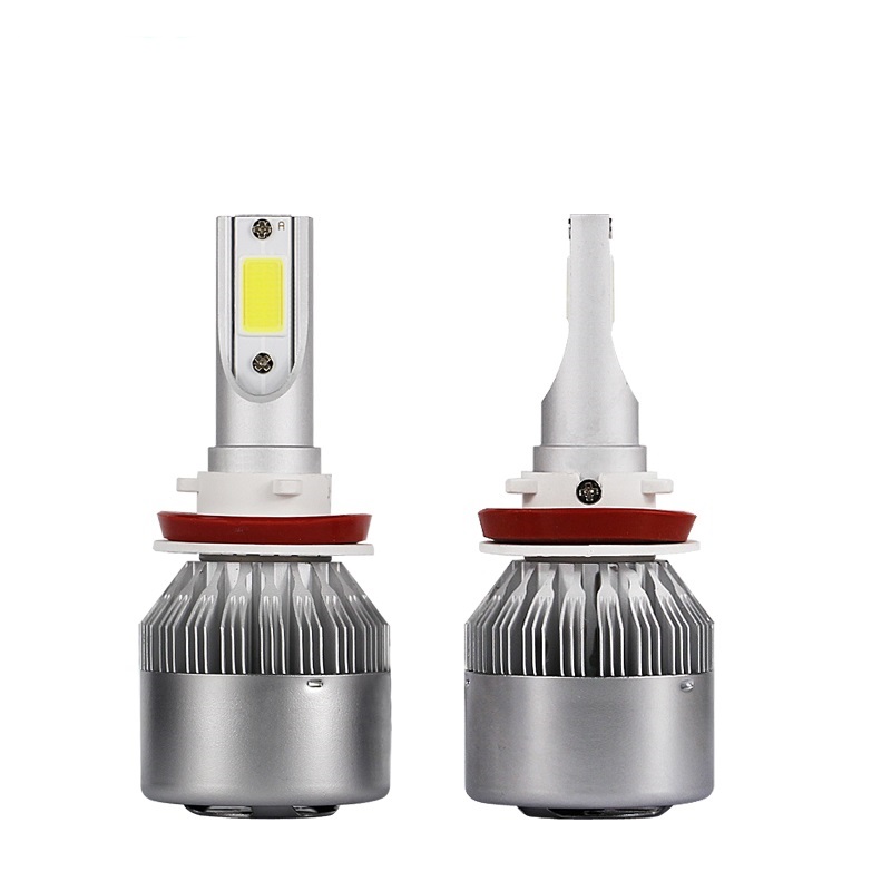 

Shipping by DHL C6 72W 7600LM COB H4 H11 led headlights H7 9005 9006 H1 H3 LED headlight bulbs headlamp LED Car headlight