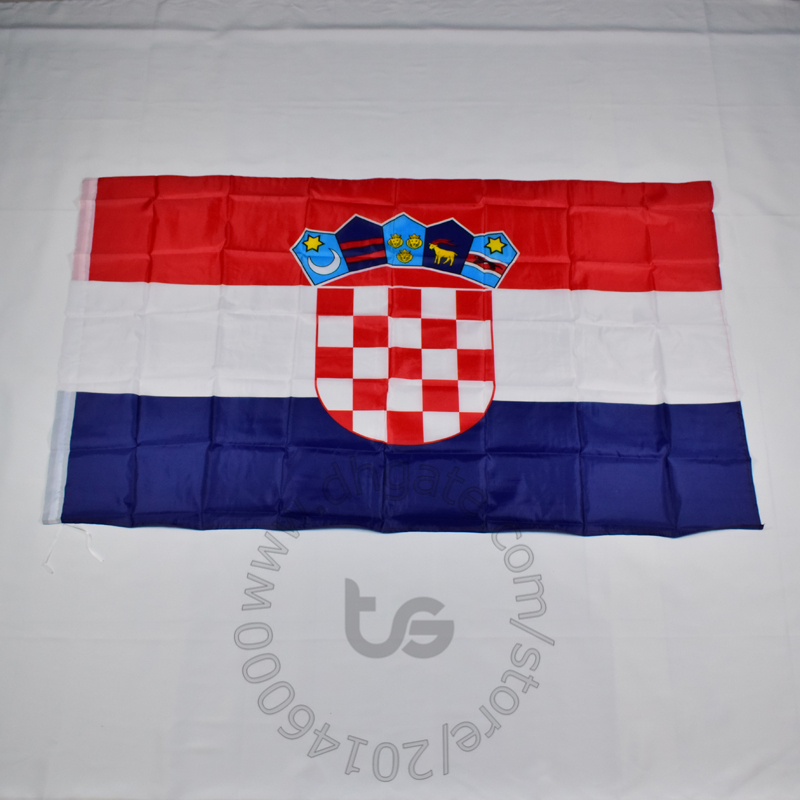 

Croatia banner national flag Free shipping 3x5 FT/90*150cm Hanging National flag Croatia Home Decoration banner