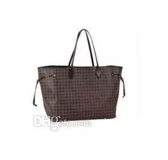 

Famous brand shoulder bags Designer fashion women bags luxury bags lady PU leather handbags tote female, Brown plaid