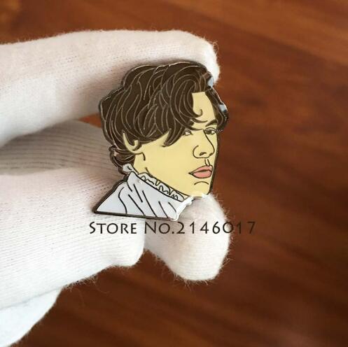 

10pcs Musician Lapel Pins and Brooch Harry Styles Sweet Creature Enamel Pin Popular Meme Cartoon Metal Collar Pin Badge
