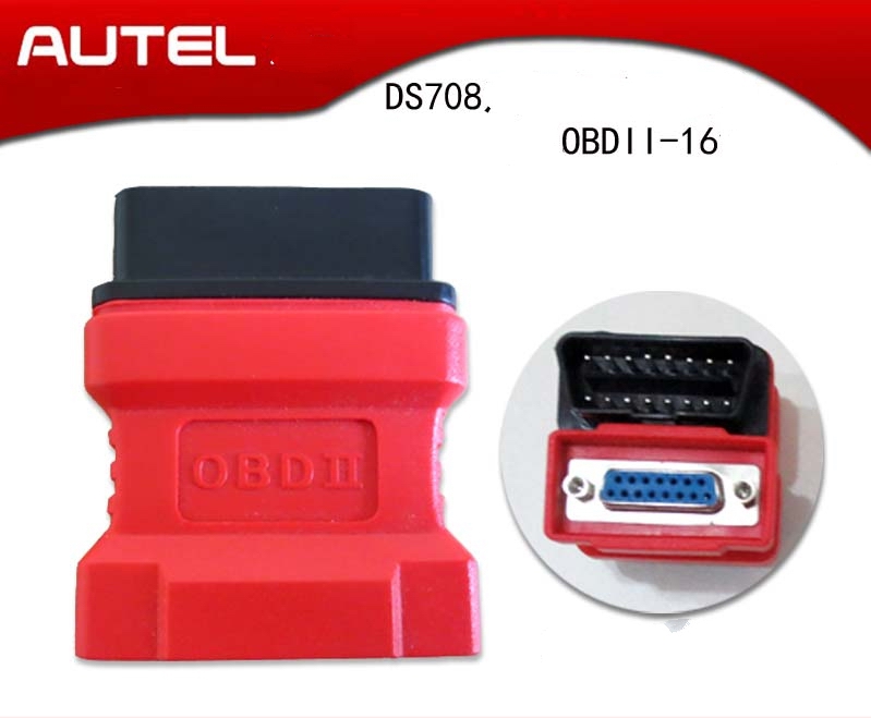 

Original for Autel Maxidas DS708 OBDII Connector For Diagnosis Tools 708 16pin OBD 2 OBD-II Adaptor Adapter