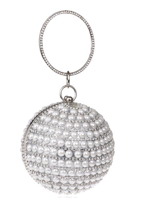 

High Quality Variety Of Colors European and American Explosion Round Spherical Bag Diamond Bag Ladies Bag
