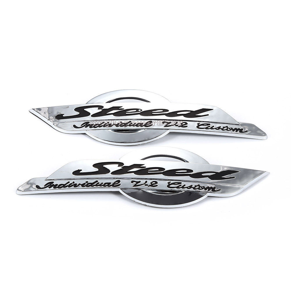 

Motorcycle Gas Tank Emblem Sticker Badge Decal For Honda Shadow Steed VLX VT