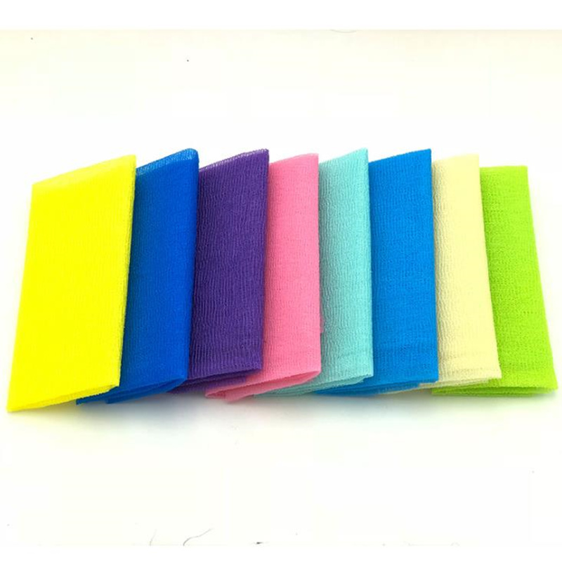High quality 100pcs/lot Bath Tools beauty skin cloth exfoliating wash cloth japanese body wash towel fast shipping F1685-image-433896688