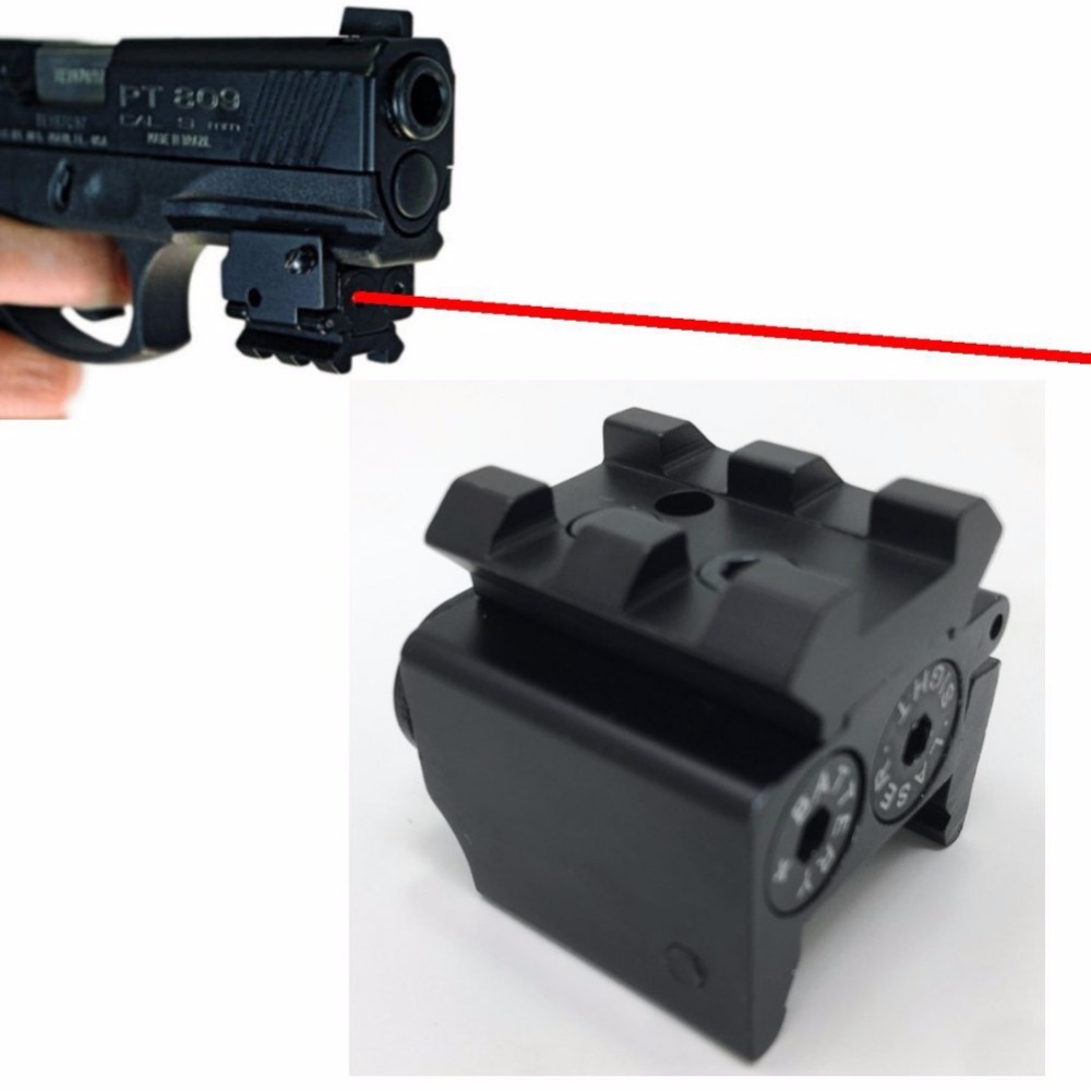 

High Quality Mini Tactical Red Dotted Small Laser Sight Red Dot Lazer Sight Sights Airsoft Laser Sight Tools, Black