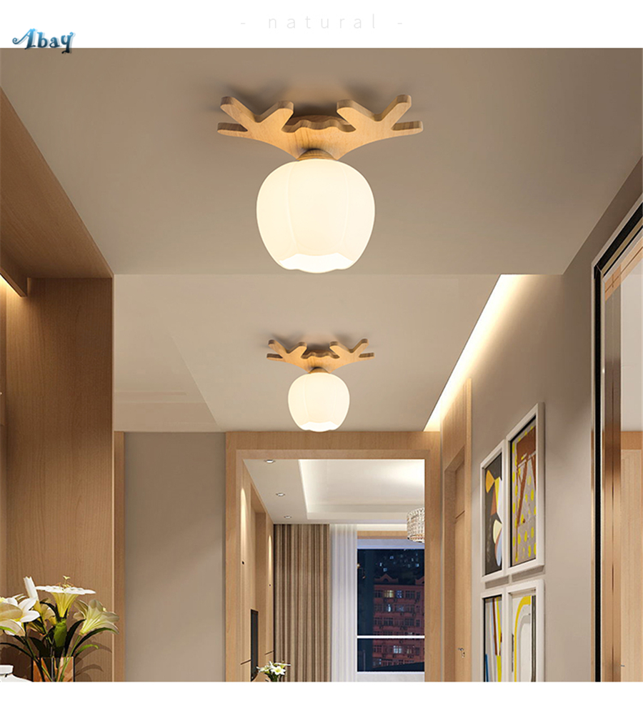 Großhandel Art Deco Holz Geweih Acryl Deckenleuchten Für Küche Wohnzimmer Esszimmer Lichter Decke Dekoration Stil Loft Led Lampe Von Youerlamp 1053