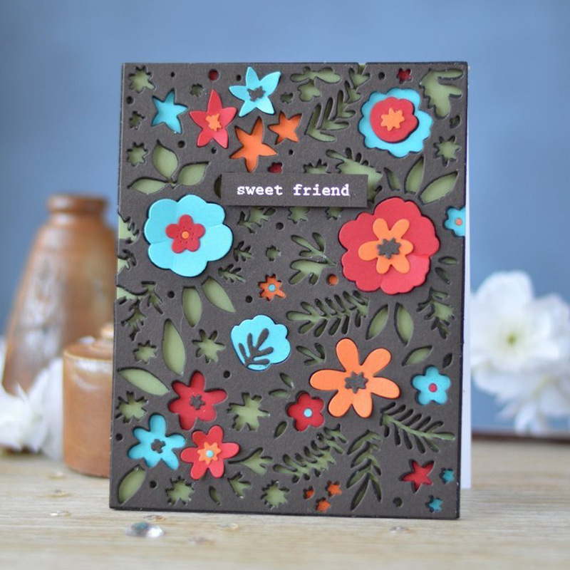Flower Cutting dies 3D Photograph Album DIY for Cards Stencil Scrapbooking and Paper Crafts handmade Embossing folder paper craft Machines-image-414110465