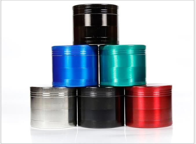 

Polychromatic Zinc Alloy 4-layer Cigarette Grinder Tobacco Grinder 55mm 63MM75MM