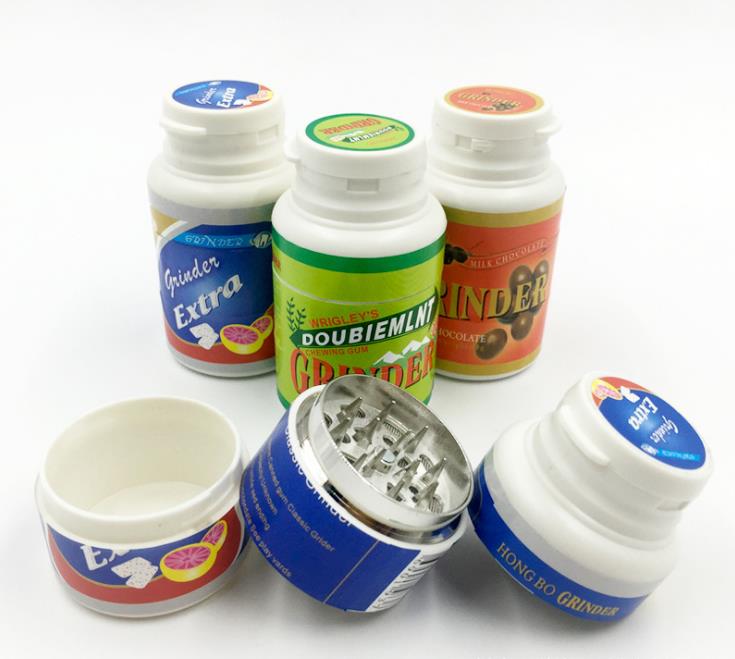 

Creative Yanju 40mm gum TOBACCO GRINDER broken metal smoke detector