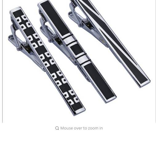 

3pcs/Lot New Mixed Mens Stainless Steel Fashion Luxury Classic Exquisite Necktie Tie Clips Bars Set for Regular Ties,