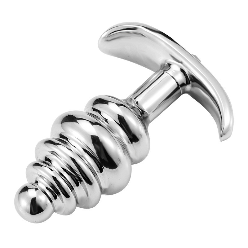 Metal thread anal plug out wearing anal expansion vestibular stimulation masturbation adult products sex toys pleasure