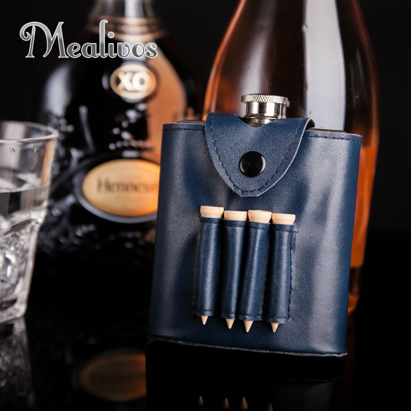 

Mealivos Golf partner 6 oz 304 stainless steel whiskey hip flask liquor flagon rum vodka alcohol bole gift jagermeister