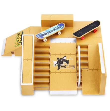 

5pcs Skate Park Kit Ramp Parts For Tech Deck Fingerboard Excellent Gift For Extreme Sports Enthusiasts Ultimate Sport Training