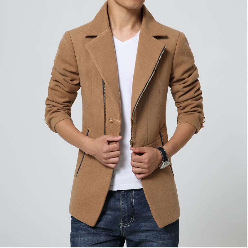 mens fitted coat