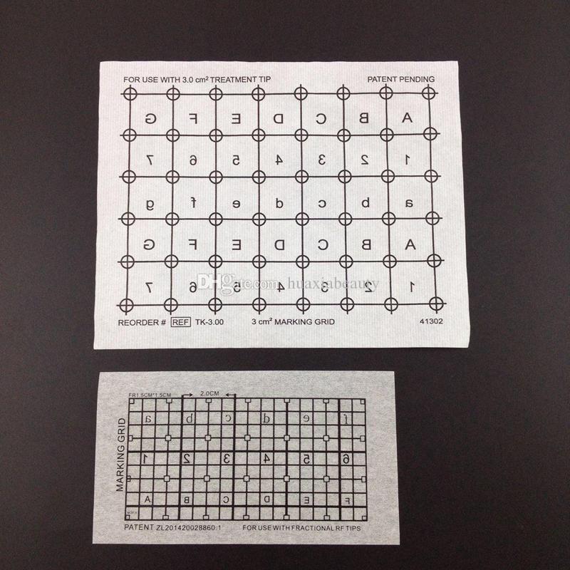 

New Face Use Grid Printed Paper for Thermage RF Machine Thermage Paper Lattice