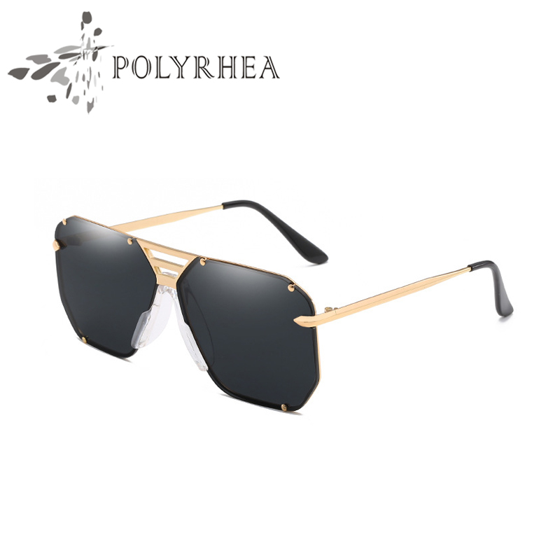 

Fashion Classic Sunglasses Attitude Sun Glasses Gold Frame Square Metal Vintage Style Outdoor Design Classical With Case And Box