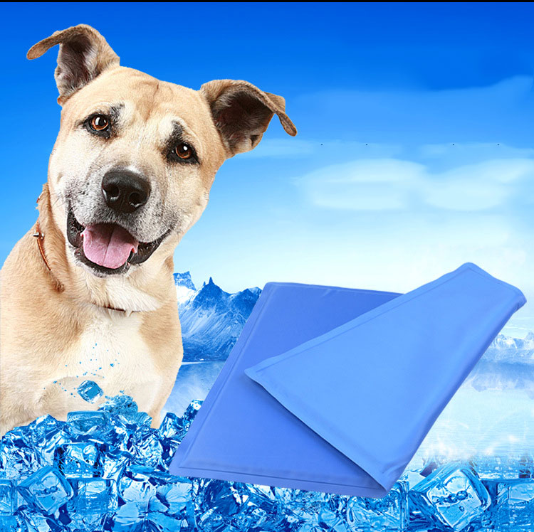 

Summer Canvas Ice Pad Pet Dog Kitty Cooling Bed Ice Cushion Blue Ice Cool Pad pet soft safety Pad cooling Cats/Dogs mat
