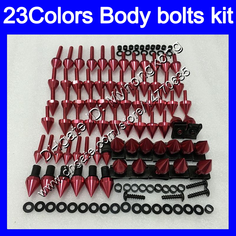 

Fairing bolts full screw kit For YAMAHA YZFR1 15 16 17 YZF R1 YZF 1000 YZF1000 YZF-R1 2015 2016 2017 Body Nuts screws nut bolt kit 25Colors, No.1