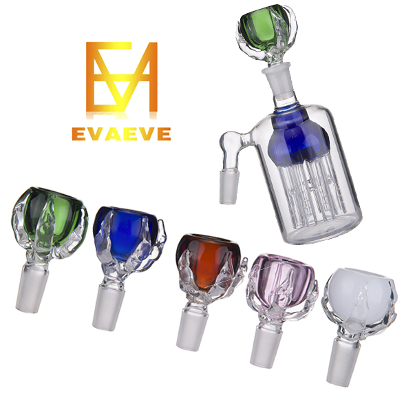 

Smoke Dragon Claw Glass Bowl Herb Holder With 14mm And 19mm Male Joint For Bongs Water Pipes
