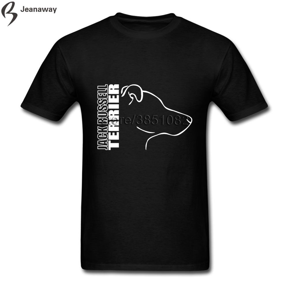 

Men' T-Shirts Tops Spring And Summer JACK RUSSELL TERRIER Men Tee Shirt Short Sleeve CrewNeck Cotton Fashion Design, Yellow