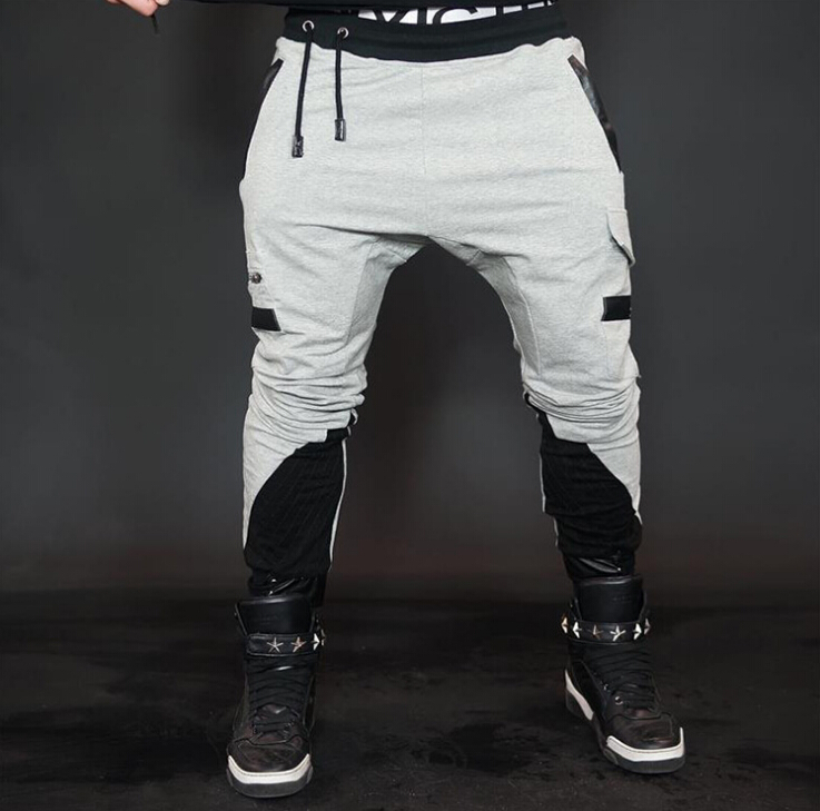 

New Men Jogger Pants High Quality Casual Fashion Harem Pants Men Outdoor Sport Sweatpants Hip Hop Black Training Trousers