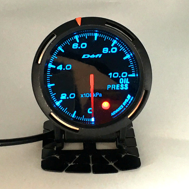 

Free Shipping 13 Backlight Color In 1 60mm DEFI Advance BF Link Oil Pressure Gauge Oil Press Meter Sensor