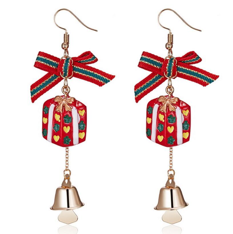 

jewelry earriings for women small bell chrismas gift wholesale cartoon hot fashion free of shipping