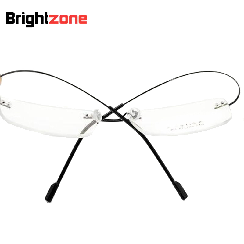 

Sunglasses Frames Ultra-light 9 Colors Fashion Rimless Glasses Memory Titanium Metal Eyeglasses Frames/prescription Rx-able Optical Frame