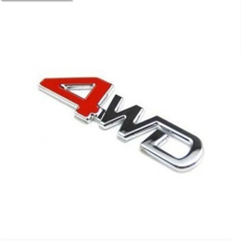 3D Pegatina 4WD Etiqueta Engomada Decor para Coche Automotriz