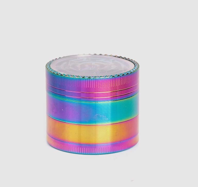 

4 level 50mm flat ice maze cigarette grinder, creative zinc alloy cigarette cutter