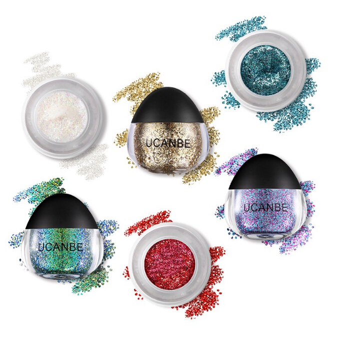 

NEW ARRIVAL 1pcs Body Eye Glitter Shimmer Gold Silver Makeup Diamond Highlighter Gel maquiagem Brush Hair Cosmetics Party Face Body Glitter