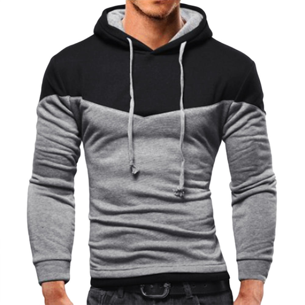 

2017 Hoodies Sudaderas Hombre Hiphop Hoodie decoratieve Pocket Tops Pak Slim Fit Mannen Hoody Patchwork Hooded Hoodies XXL, Ee91gr