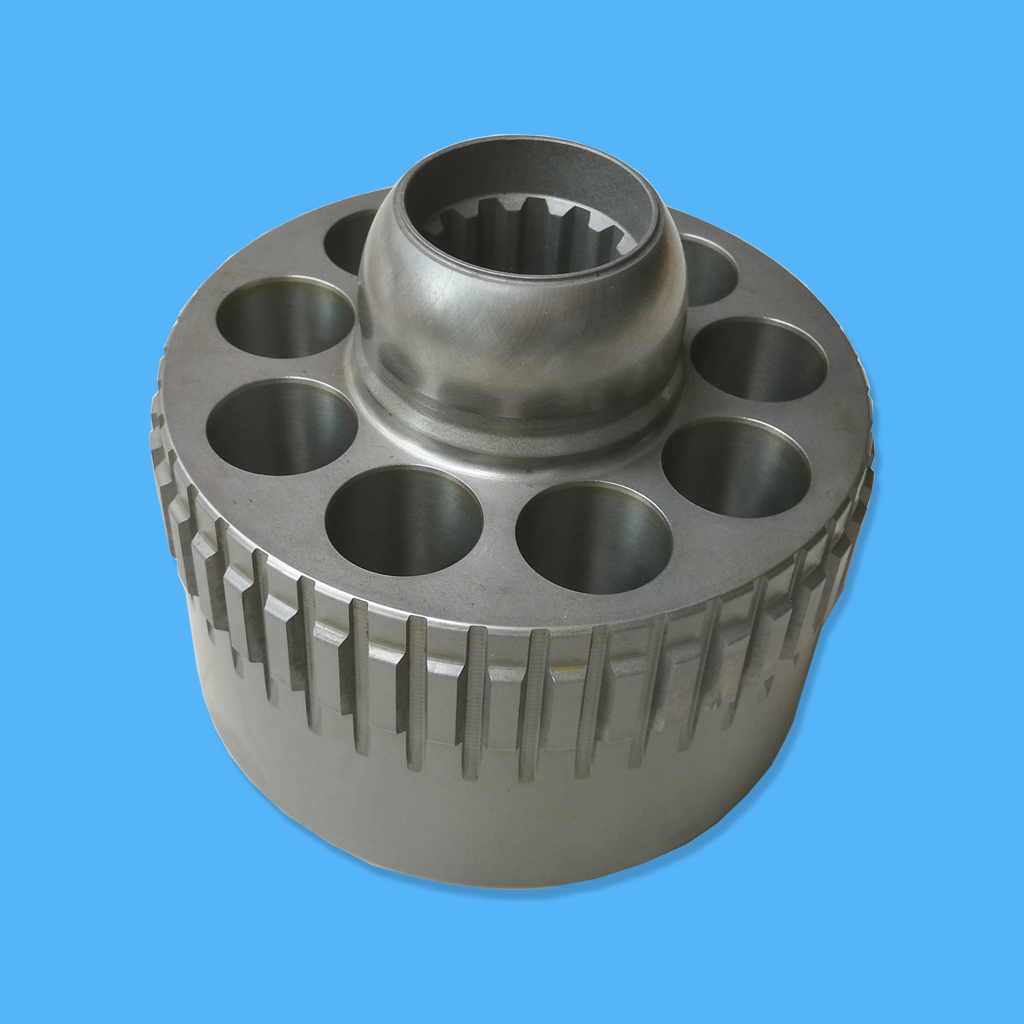 Cylinder Block YN15V00025S111 for Swing Motor Fit M5X130 SK160LC-6E SK170-8 SK170-9 SK200-6ES SK210-6E SK200LC-8 SK200SR-image-422599787