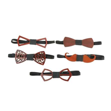 

Fashion Mens Wooden Bow Tie Accessory Bamboo Wood Bowtie Neck Wear Wedding Party Christmas Giftsfor Men Women Cravat