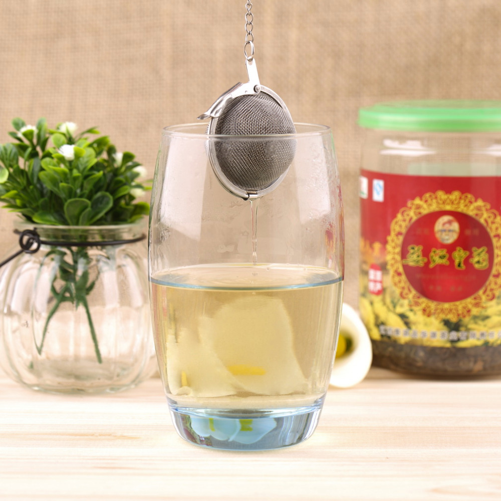 

304 Stainless Steel Tea Infuser Sphere Locking Spice Tea Ball Strainer Mesh Tea Infuser Filter Herbal Ball