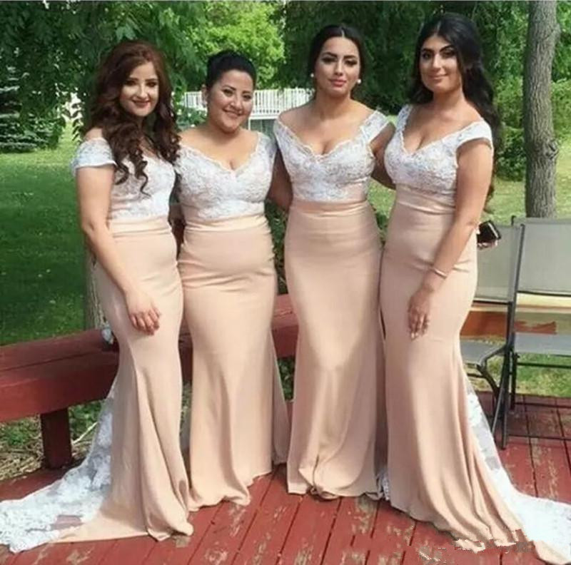 peach wedding bridesmaid dresses