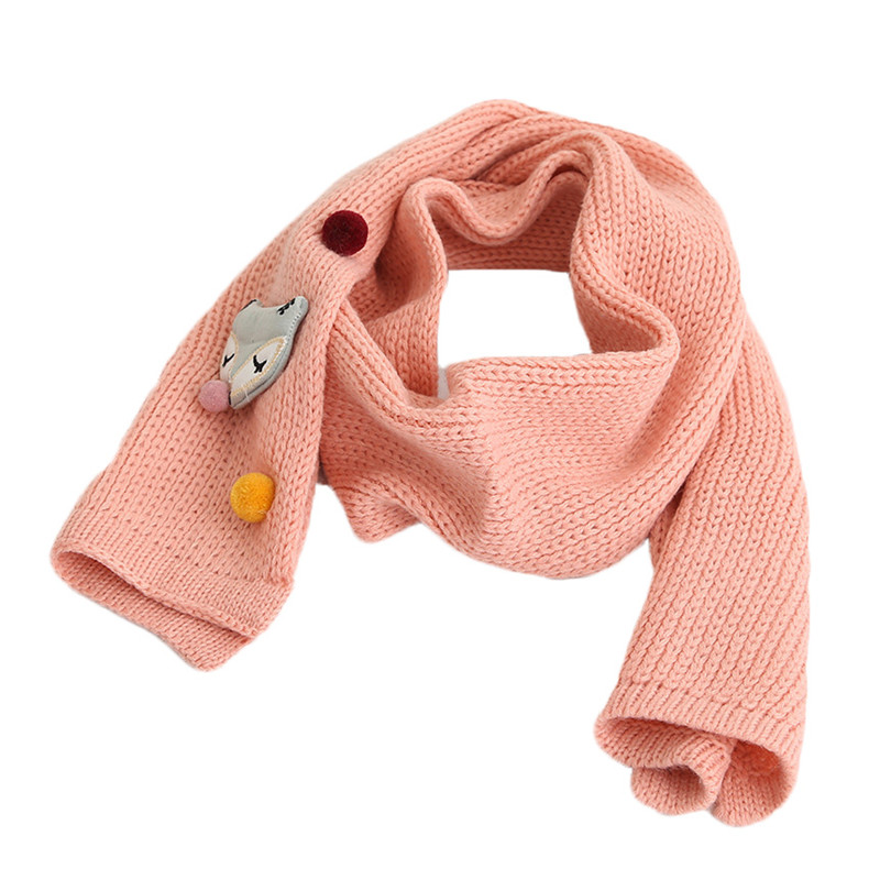nuevo estilo del invierno del oto/ño muchachas de los muchachos impresi/ón del collar del beb/é de la bufanda hecha punto anillo de O Pa/ñuelos RETUROM Beb/é pa/ñuelos de cuello