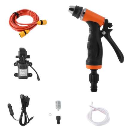 High Pressure 0.5Mpa 4L/min Electric Car Wash Washer Household Self-priming Water Pump 12V Car Washer Washing Machine Hot New-image-417634814