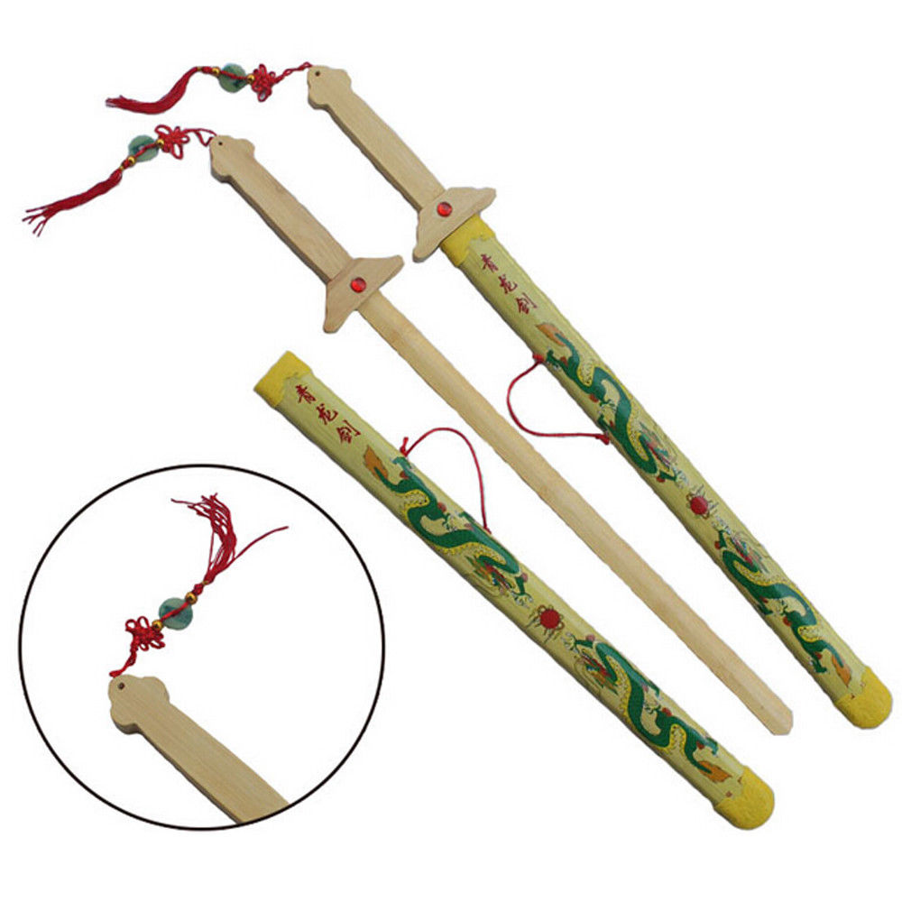

New Hot Sale Chinese Martial Arts Kung Fu Tai Chi Bamboo Sword Practice Training Performance Decoration Outdoor Sports Kids Toy Best Gift
