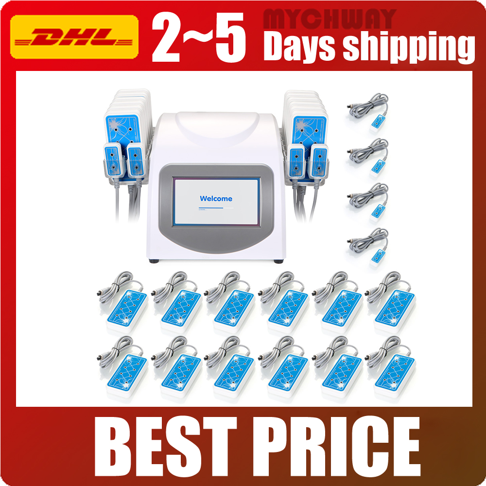 

160mw 635nm-650nm 16 Pads Laser LLLT Cellulite Removal Body Shaping Slimming Beauty Machine Spa WL-UU1601