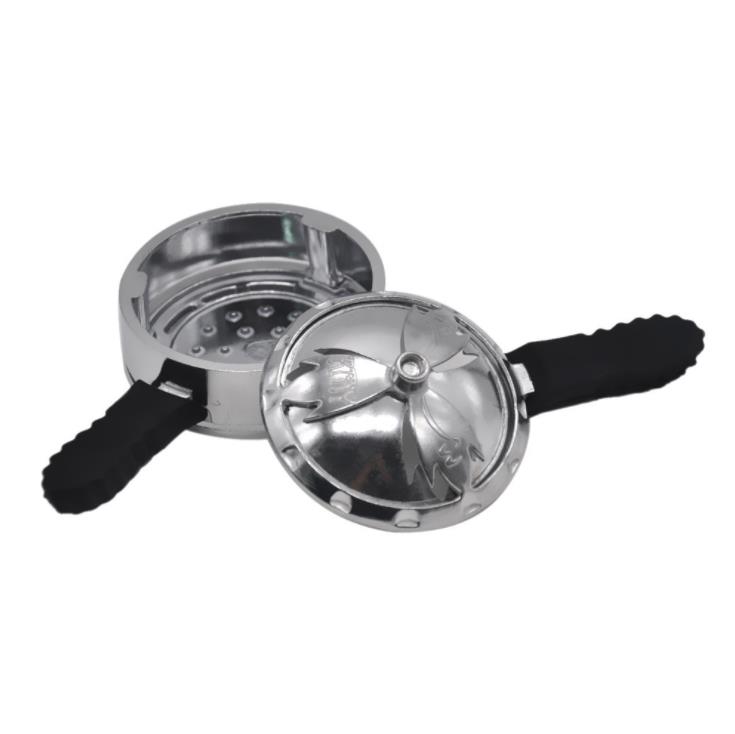 

Hookah carbon stove fittings AMY carbon furnace, carbon stove, hookah fittings, silver color.