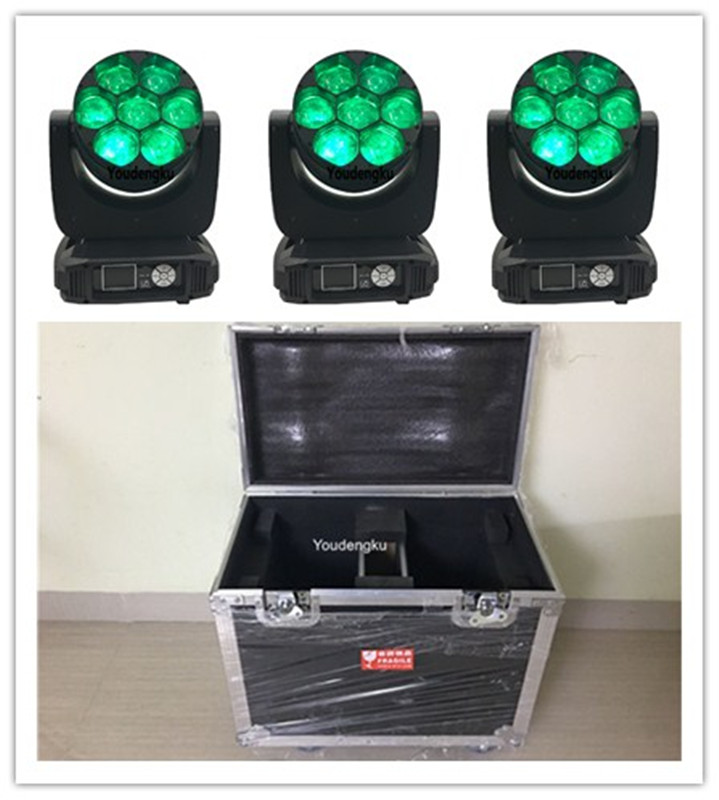8 pieces with flightcase 7x40w led mini beam moving head 4 in 1 rgbw 40w osram moving head zoom mini bee eye beam led dj light-image-425283876