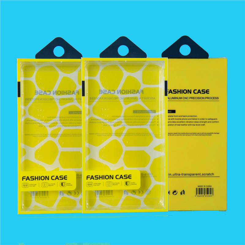 

Universal Mobile Phone Case Package PVC Plastic Retail Packing Box with Inner Blister for iPhone Samsung HTC Cell Phone Case Fit 5.7 inch