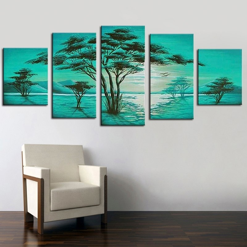 Rabatt Grune Baume Wand Leinwand 2020 Grune Baume Wand Leinwand Im Angebot Auf De Dhgate Com