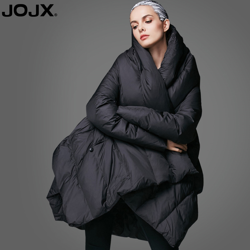 JOJX Women's Winter Jacket 2018 New Temperament Fashion Cloak Loose parka women down winter coat Warm Jacket Female Overcoat S18101503