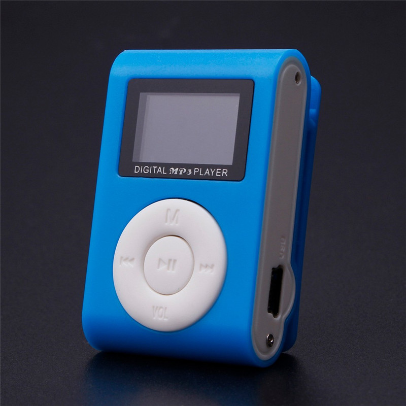 

Newest mp3 mp4 Player Portable MP3 Music Player USB Clip Mini LCD Screen Support 32GB Micro SD TF Card, Pink