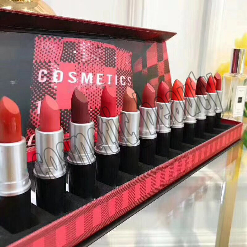 

New Arrival Makeup Cosmetics 1984 A Mermaid Moment Matte Lipstick 12 Colors Lipstick Set Free Ship, Mixed color