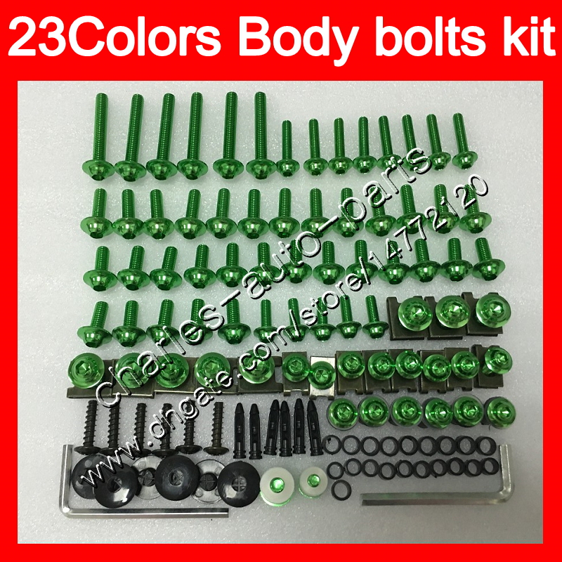 

Fairing bolts full screw kit For HONDA CBR600RR 03 04 05 06 CBR600 RR CBR 600 RR 2003 2004 2005 2006 Body Nuts screws nut bolt kit 25Colors, No.1